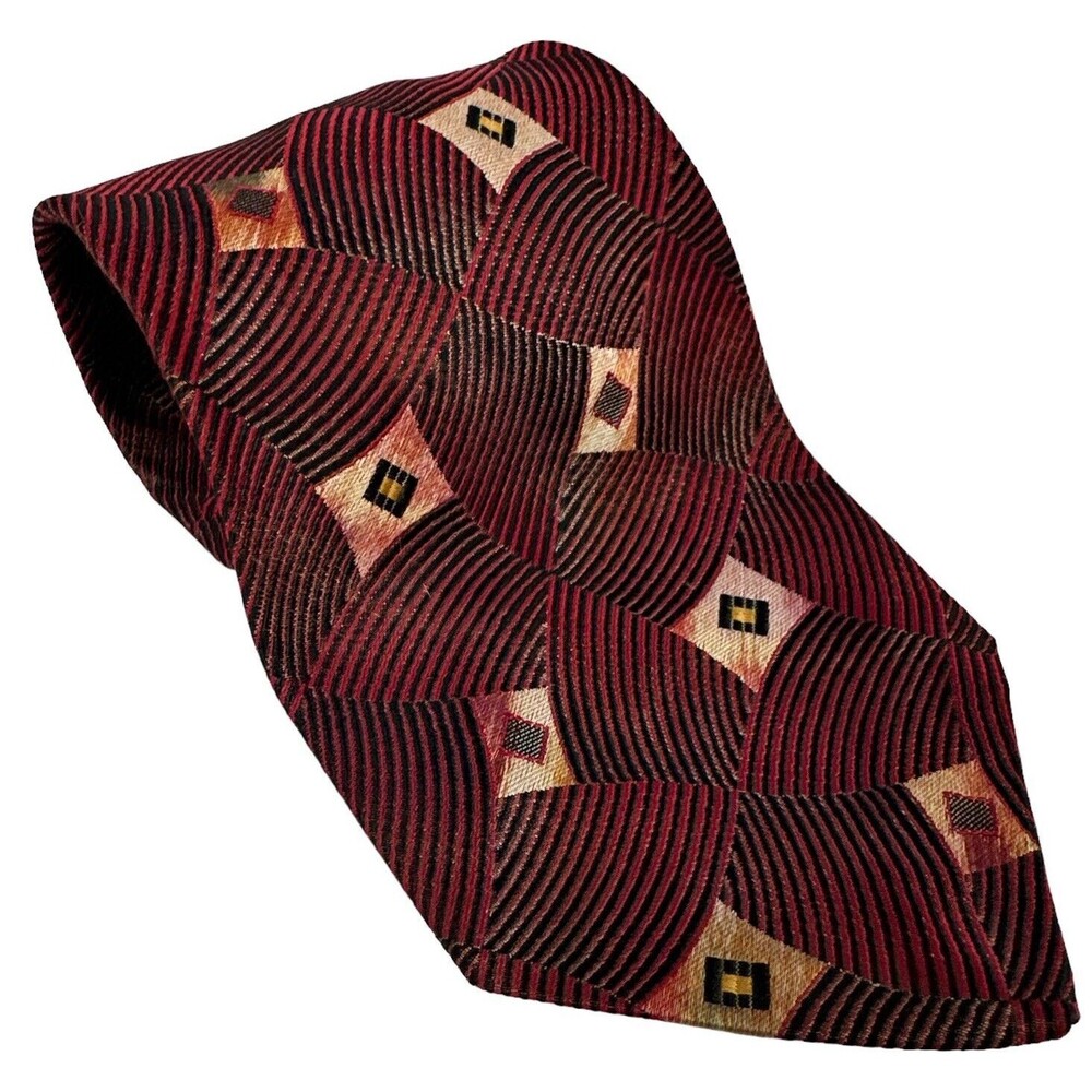 Robert Talbott Nordstrom 100% Silk Tie ~ Best of Class ~ Burgundy ~ Made in USA!